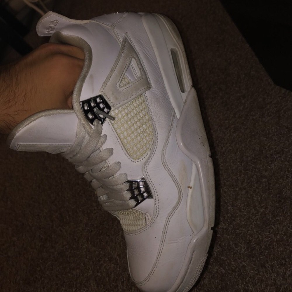 Jordans 4s pure money